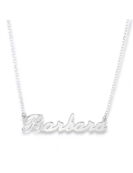 Collana Argento Rodiato Nome Barbara [cdbd4aad]