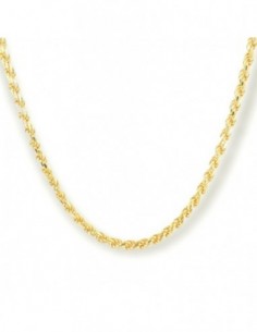 Collana Argento Dorato Maglia Rope 8gr [4b0ff74c]