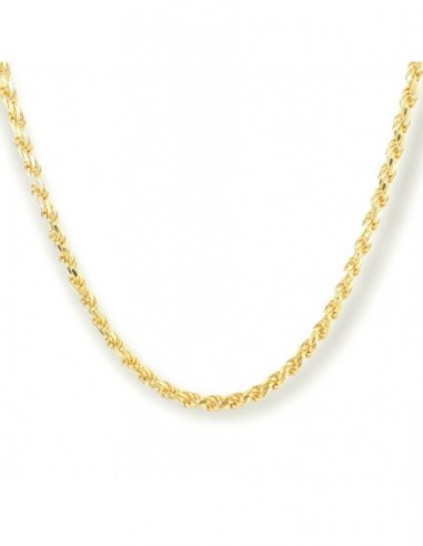 Collana Argento Dorato Maglia Rope 8gr [4b0ff74c]