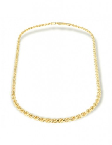Collana Argento Dorato Maglia Rope 8gr [07b937dc]