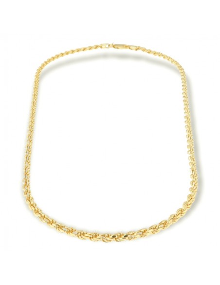 Collana Argento Dorato Maglia Rope 8gr [07b937dc]