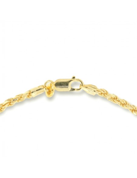 Collana Argento Dorato Maglia Rope 8gr [b5f4b1c6]