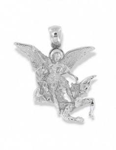 Ciondolo Argento Rodiato San Michele [35110b5b]