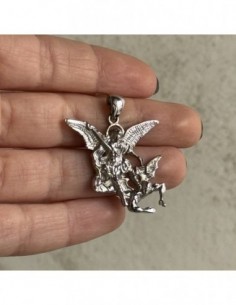 Ciondolo Argento Rodiato San Michele [35110b5b] 2