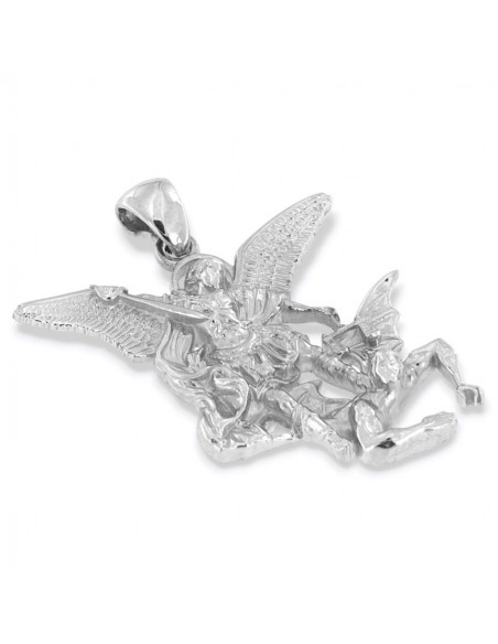 Ciondolo Argento Rodiato San Michele [033a6359]