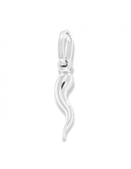 Ciondolo Oro Bianco Corno Sfaccettato 15,60MM [a491d364]