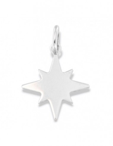 Ciondolo Oro Bianco Rosa Dei Venti Bordi Diamantati [233d0b65]