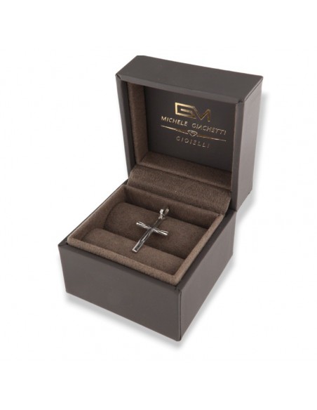 Ciondolo Oro Bianco Crocifisso Ornato [aa4fcebf]