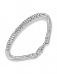 Bracciale Argento Rodiato Coda Di Topo Tonda [4c2b2892]