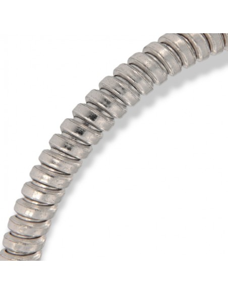 Bracciale Argento Rodiato Coda Di Topo Tonda [609ce16d]