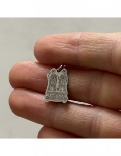 Ciondolo Argento Rodiato Santi Medici Incisione [0f6ea7e0] 2