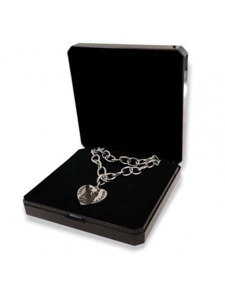 Collana Acciaio Pendente Cuore Santi Medici [dcb8ae4c]