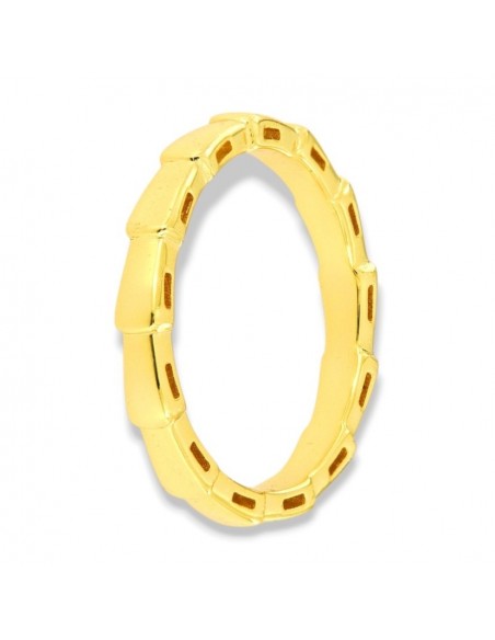 Anello Argento Dorato Fscetta Squamata [2e45a803]