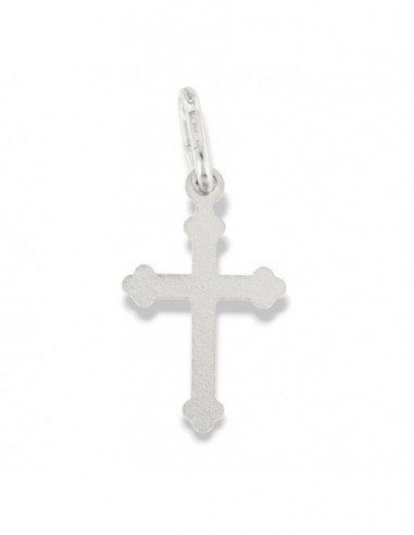 Ciondolo Argento Rodiato Croce 0,43GR [64dc44b4]