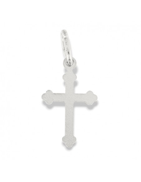 Ciondolo Argento Rodiato Croce 0,43GR [64dc44b4]