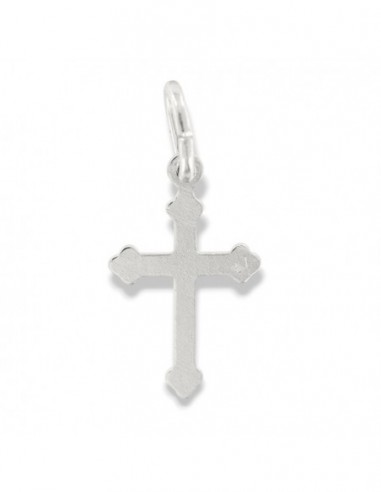 Ciondolo Argento Rodiato Croce 0,43GR [161852d8]