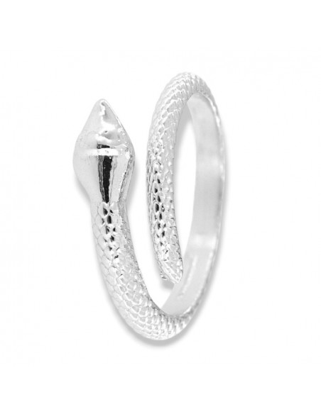 Anello Argento Rodiato Serpente [f6a4a8ad]