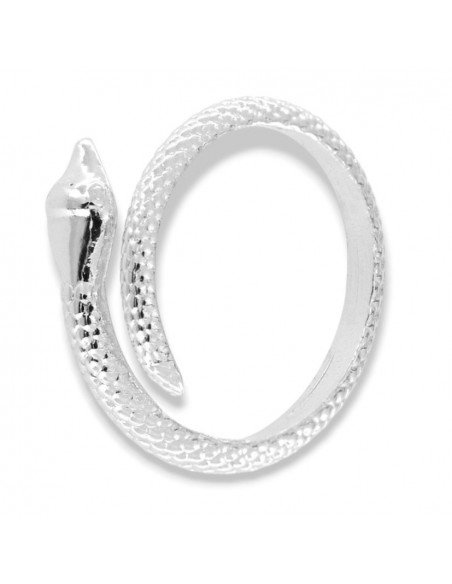 Anello Argento Rodiato Serpente [96bc6518]