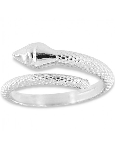 Anello Argento Rodiato Serpente [f887e711]