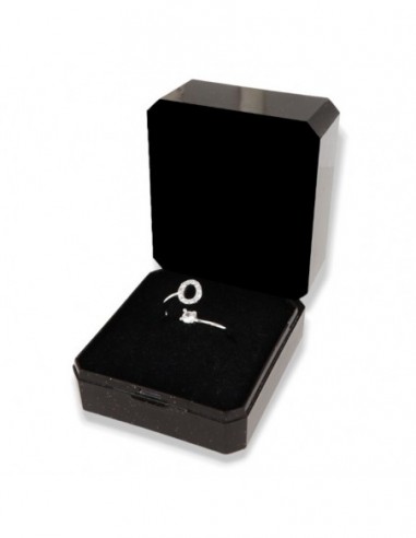 Anello Argento Rodiato Lettera O Punto Luce [d016f858]