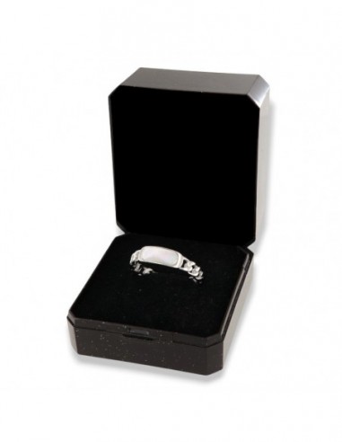 Anello Argento Rodiato Grumetta Con Madre Perla [838cbf4a]