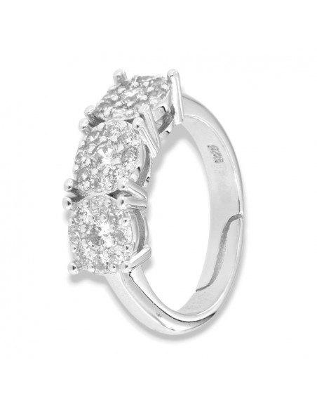 Anello Argento Rodiato Trilogy Magic Gambo Regolabile [47091250]