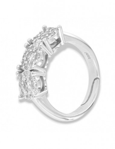 Anello Argento Rodiato Trilogy Magic Gambo Regolabile [f85d2dc9]