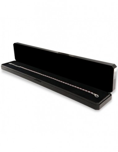 Bracciale Argento Tennis Zirconi Bianchi Fucsia 2MM [49921f1f]
