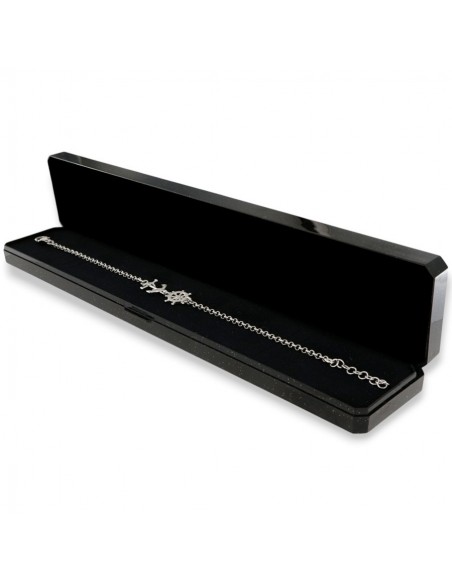 Bracciale Argento Rodiato Catena Ancora Timone [9d1ce08a]