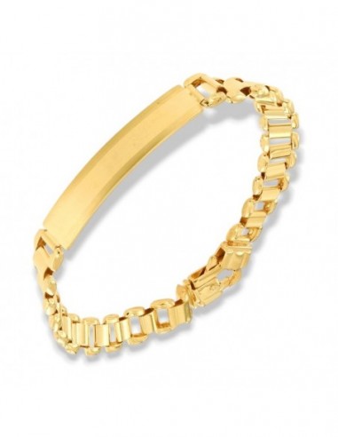 Bracciale Argento Dorato Piastra Centrale [9b65b3bd]