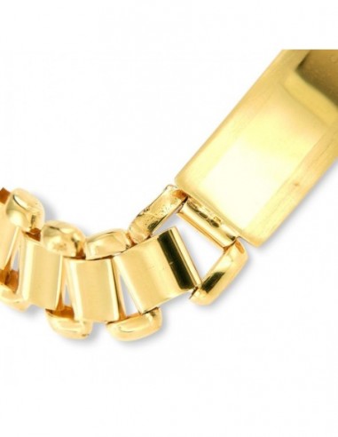 Bracciale Argento Dorato Piastra Centrale [916744b0]