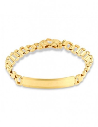 Bracciale Argento Dorato Piastra Centrale [943703ae]
