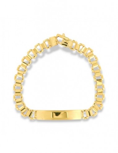 Bracciale Argento Dorato Piastra Centrale [232ac2aa]