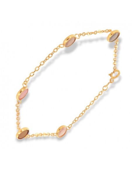 Bracciale Oro Giallo Catena Zirconi Colorati [fe4c58a2]