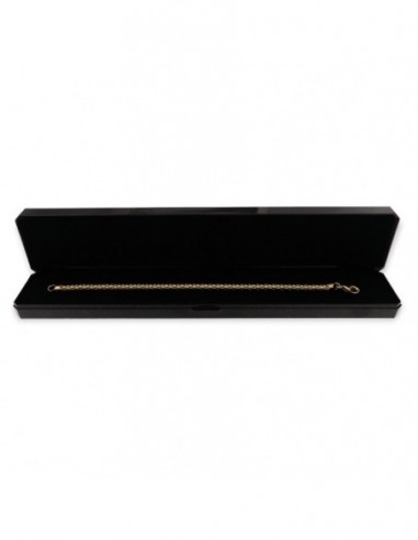 Bracciale Argento Dorato Maglia Popcorn 3,50MM [acaaa318]