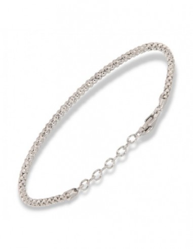 Bracciale Argento Rodiato Maglia Popcorn 2,62GR [eacbacd4]
