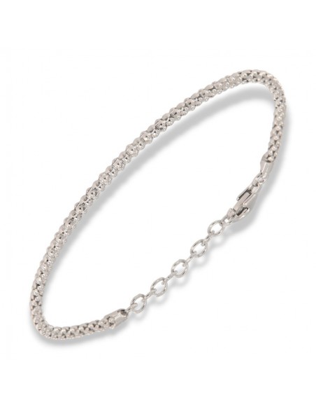 Bracciale Argento Rodiato Maglia Popcorn 2,62GR [eacbacd4]