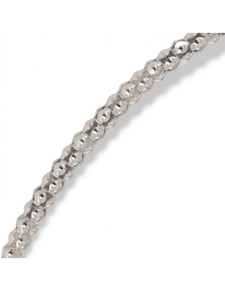 Bracciale Argento Rodiato Maglia Popcorn 2,62GR [b8d9df53]