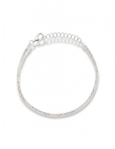 Bracciale Argento Rodiato Maglia Popcorn 2,62GR [bd89984d]