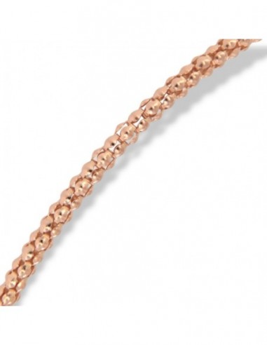 Bracciale Argento Rosato Maglia Popcorn 2,25GR [3f750752]