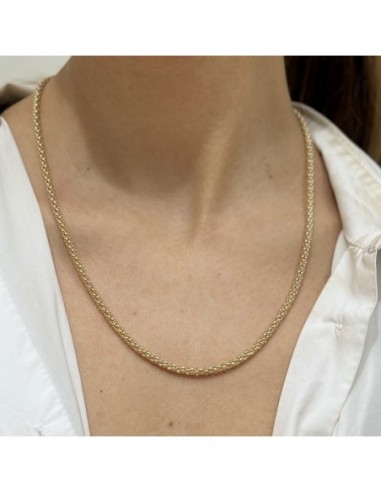 Collana Oro Giallo Maglia Popcorn [21847778]