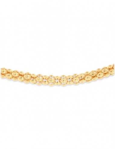 Collana Oro Giallo Maglia Popcorn [9699b67c]