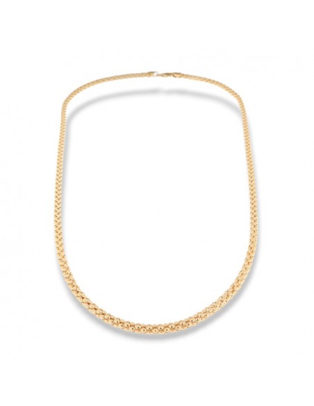 Collana Oro Giallo Maglia Popcorn [93c9f162]