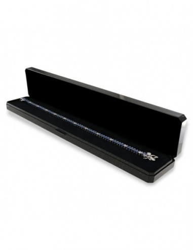 Bracciale Argento Tennis Zirconi Blu Bianchi 2,5MM [9b4f6fb6]