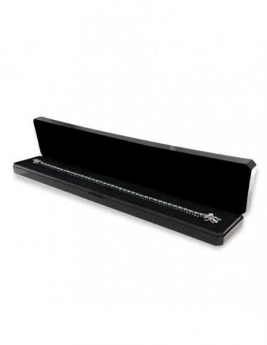 Bracciale Argento Tennis Zirconi Bianchi Verdi 2MM [b1c079bc]
