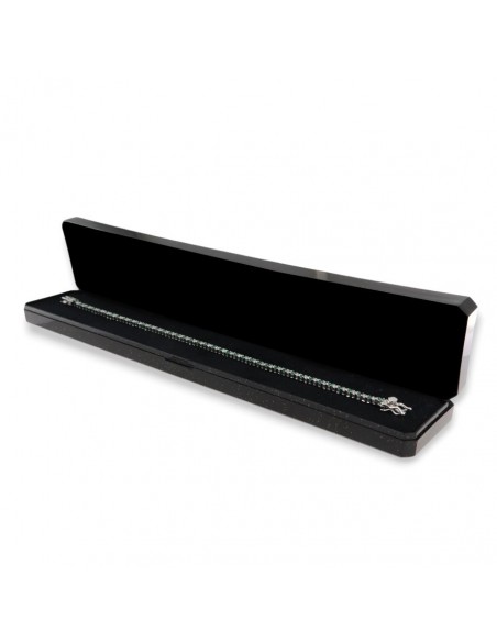 Bracciale Argento Tennis Zirconi Bianchi Verdi 2MM [b1c079bc]