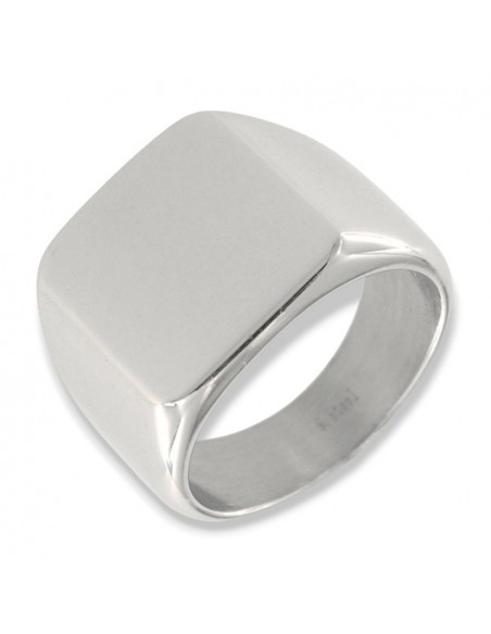 Anello Acciaio Chevalier Scudo Quadrato [8d0cc0b8]