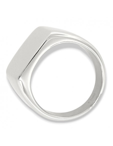 Anello Acciaio Chevalier Scudo Quadrato [3f4146a2]