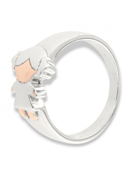 Anello Argento Rodiato Bambina [e9d44c95]