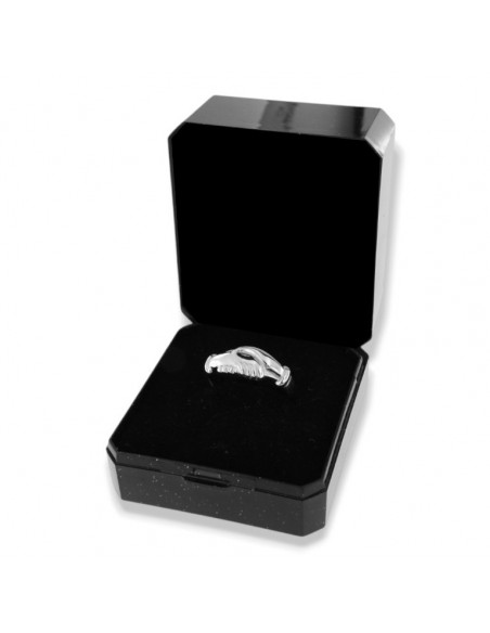 Anello Argento Rodiato Mani Santa Rita Da Cascia [1c760c4f]